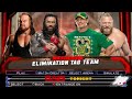 Roman Reigns The Undertaker Vs John Cena Brock Lesnar Full Match WWE SmackDown Vs Raw SmackDown