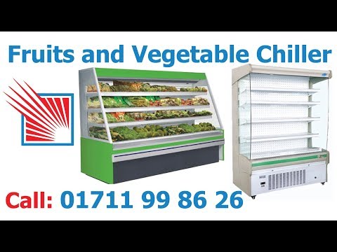 Open type fruits and vegetable display chiller