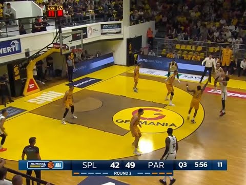 ADMIRALBET ABA LIGA (2. kolo): Split - Partizan 81:86 / 11.10.2025.