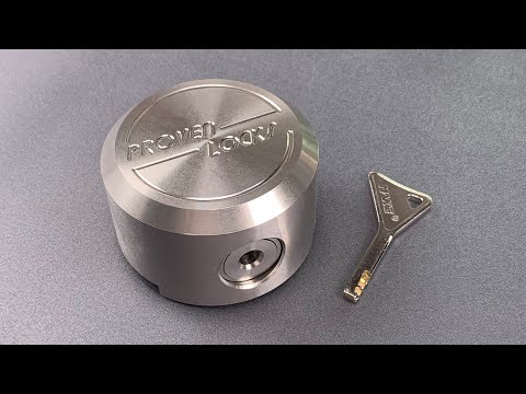 951】プローベン工業 NEWディスクデテーナーパックロックピックド ([951] Proven Industries NEW Disc Detainer Puck Lock Picked)
