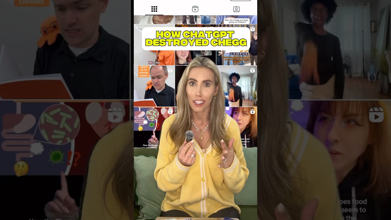 How ChatGPT Destroyed Chegg 📉