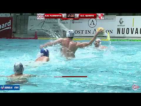 RARI NANTES FLORENTIA vs S.C. QUINTO - HIGHLIGHTS - Serie A1 4' Giornata Maschile 2018/2019