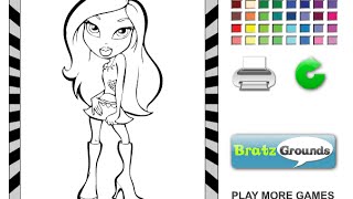 Bratz Coloring Pages - Bratz Games