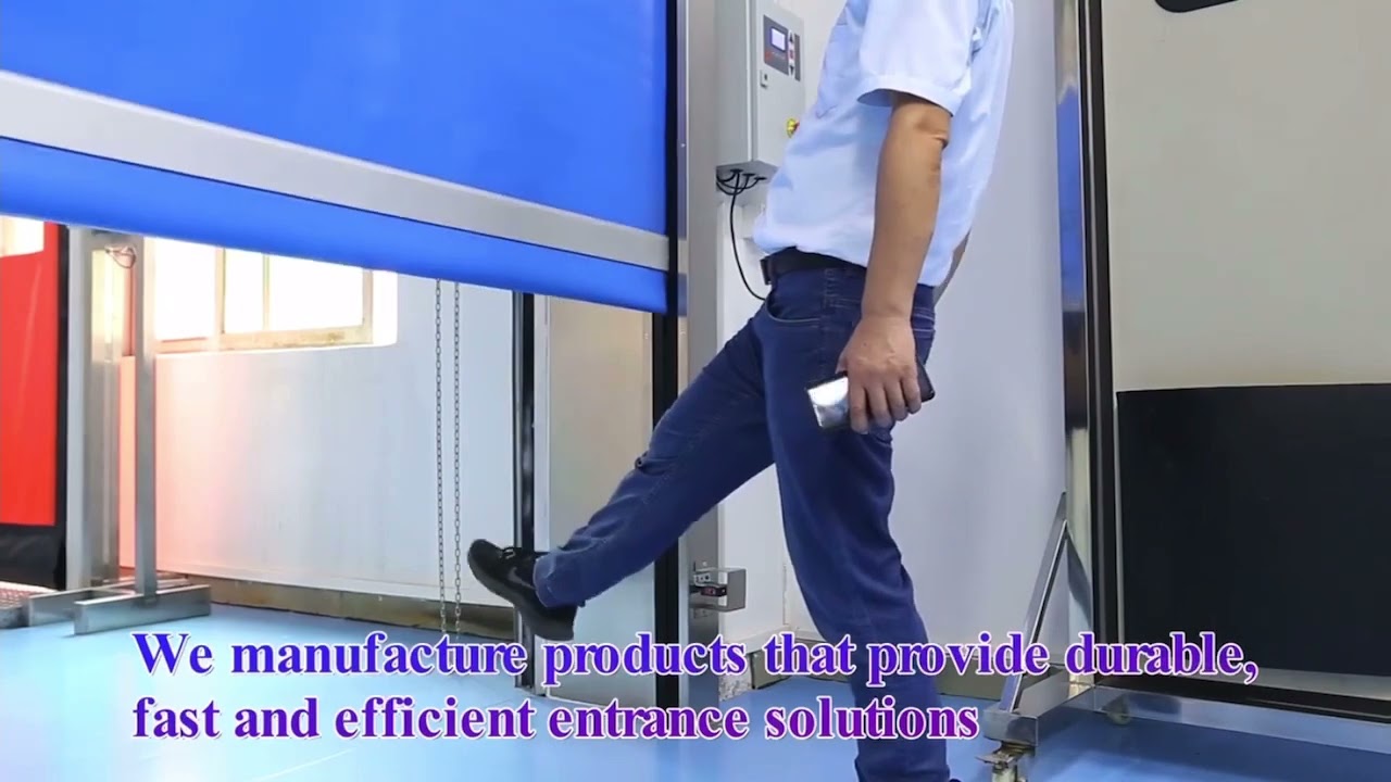 HiSpeed Fast Rapid PVC Fabric Roller Shutter Doors I Automatic Industrial High Speed Roller Shutter