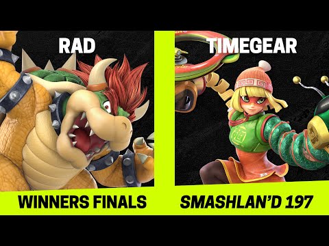 SmashLAN'd 197 Winners Finals - Rad (Bowser, Bowser Jr.) vs TimeGear (Min Min) - SSBU Tournament