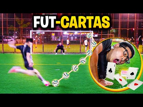 FUT - CARTAS *NÃO PODE DERRUBAR O BARALHO* (DESAFIOS DE FUTEBOL)