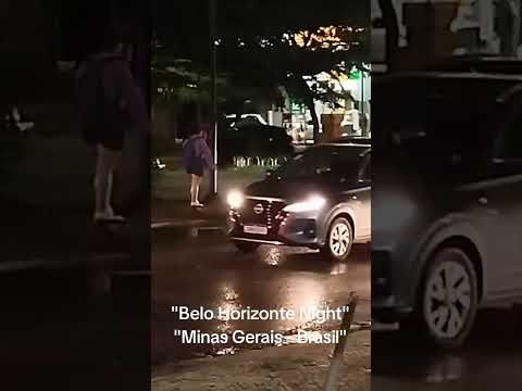 Uma pequena parte da nossa capital Mineira a noite e em períodos chuvosos!