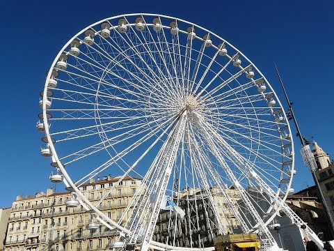 Locais a visitar em ( Marselha - França ) Grande roue de Marseille