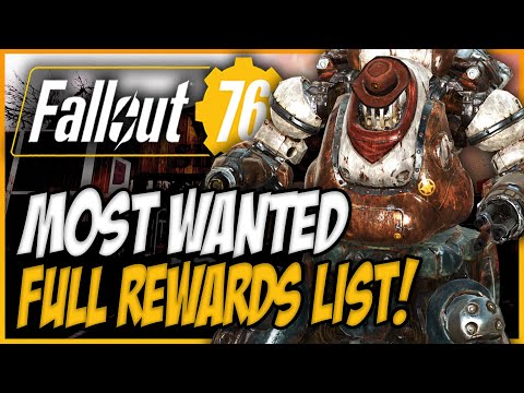 ALL NEW Most Wanted Event Rewards in Fallout 76!