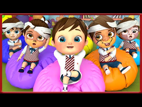 Five Little Monkeys + Johny Johny Yes Papa - Banana Cartoon Original Songs [HD]