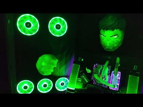 HULK Custom Water Cooled Gaming PC Build