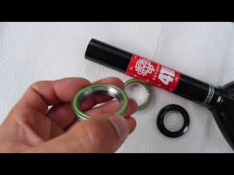 SI BMX Werkstatt - Steuersatz einbauen