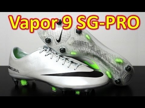 Nike Mercurial Vapor 9 IX SG-Pro Metallic Platinum - Unboxing + On Feet