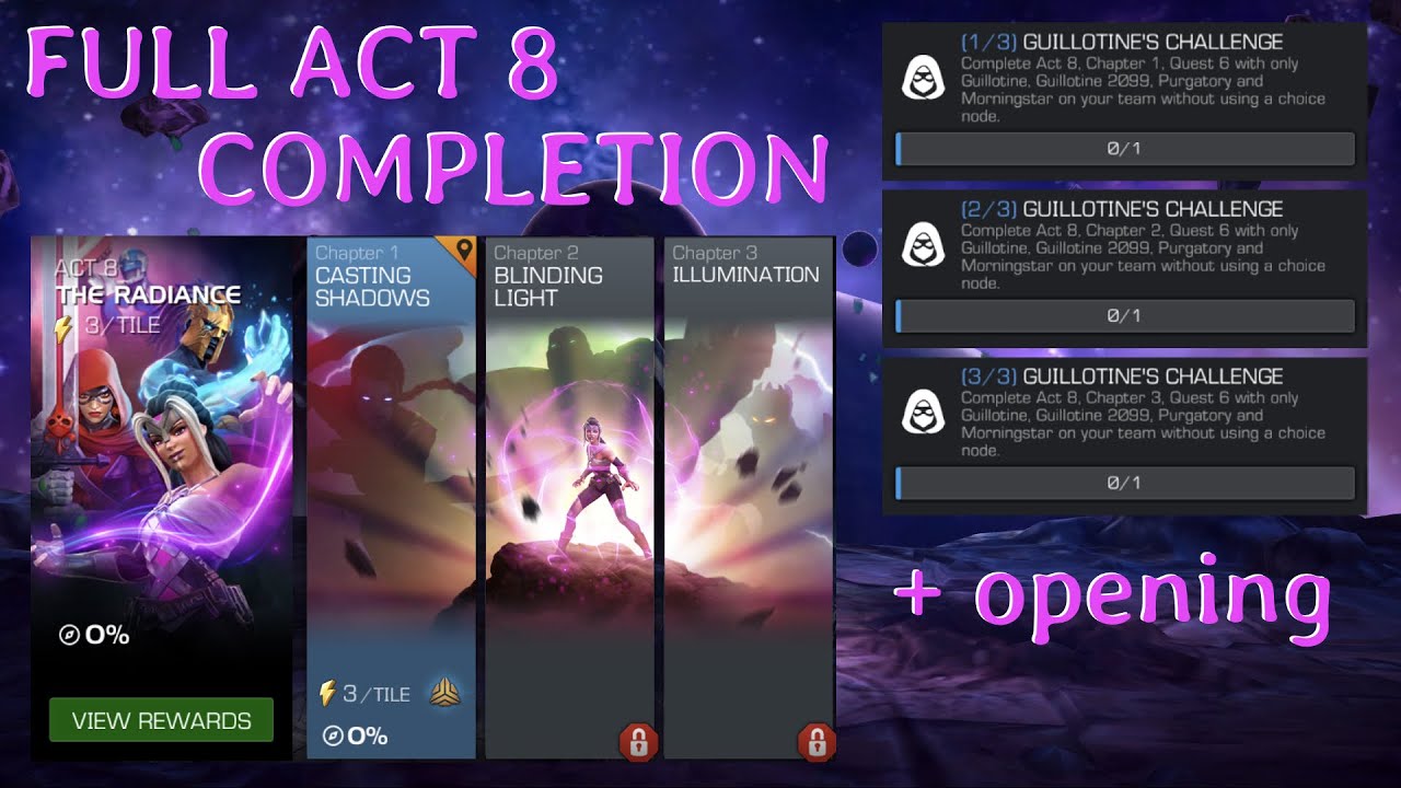 Full Act 8 Completion Live! (re-upload +timestamps)