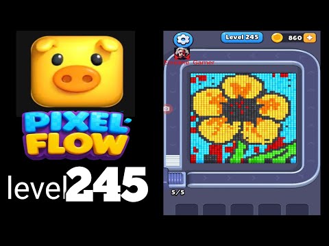 Pixel Flow Level 245 Walkthrough