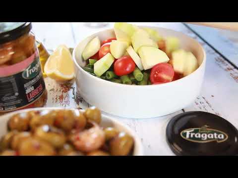La Ensalada con aceitunas Fragata aliño Labriego, un festín rústico de sabores y tradición