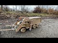DIY Front Loader Garbage Truck Made Of Cardboard