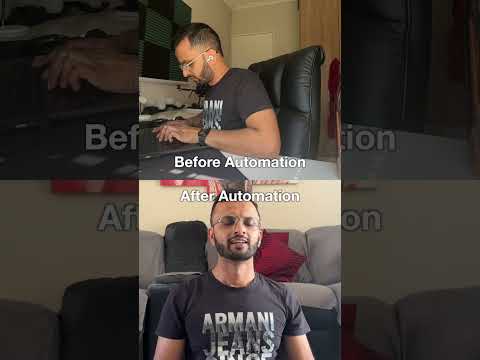 before and after automation #Shorts