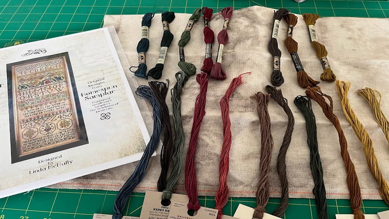 FlossTube episode 4 - WIPS, stitchy plans, favorite thread conversion, a look at band samplers