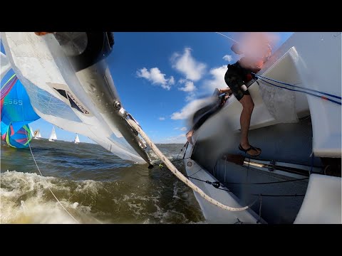 Flipping and Sinking a Flying Scott Sailboat