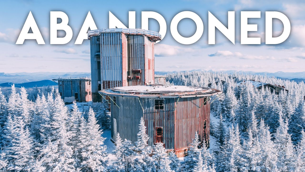 Camping Overnight at Abandoned Cold War Radar Base in the Snow