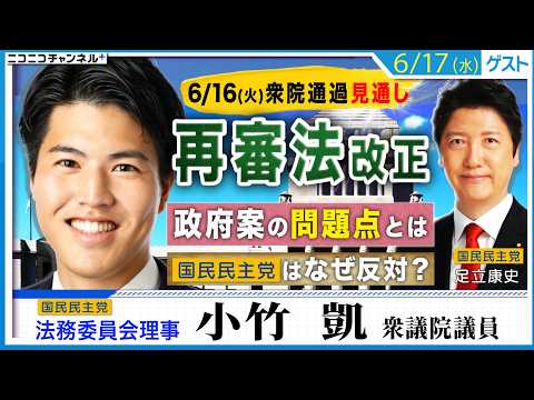 6/16衆院通過見通し「再審法改正案」国民民主党はなぜ反対？政府案の問題点を解説