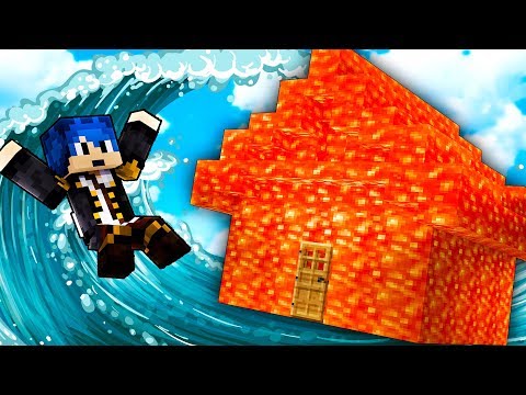 Minecraft ITA - CASA DI LAVA VS TSUNAMI!