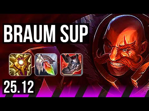 BRAUM & Syndra vs THRESH & Jinx (SUP) | EUW Master | 25.12