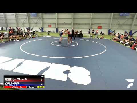 195 Lbs Round 3 (8 Team) - Dantrell Williams, TEAM NC Vs Cael Barber, Team Texas B 6592