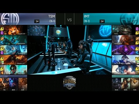 IMT vs TSM Game 2 Highlights - IMMORTALS vs TEAM SOLOMID NA LCS Week 9 Summer 2016