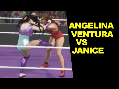 WWE 2K19 Angelina Ventura vs Janice - No Holds Barred
