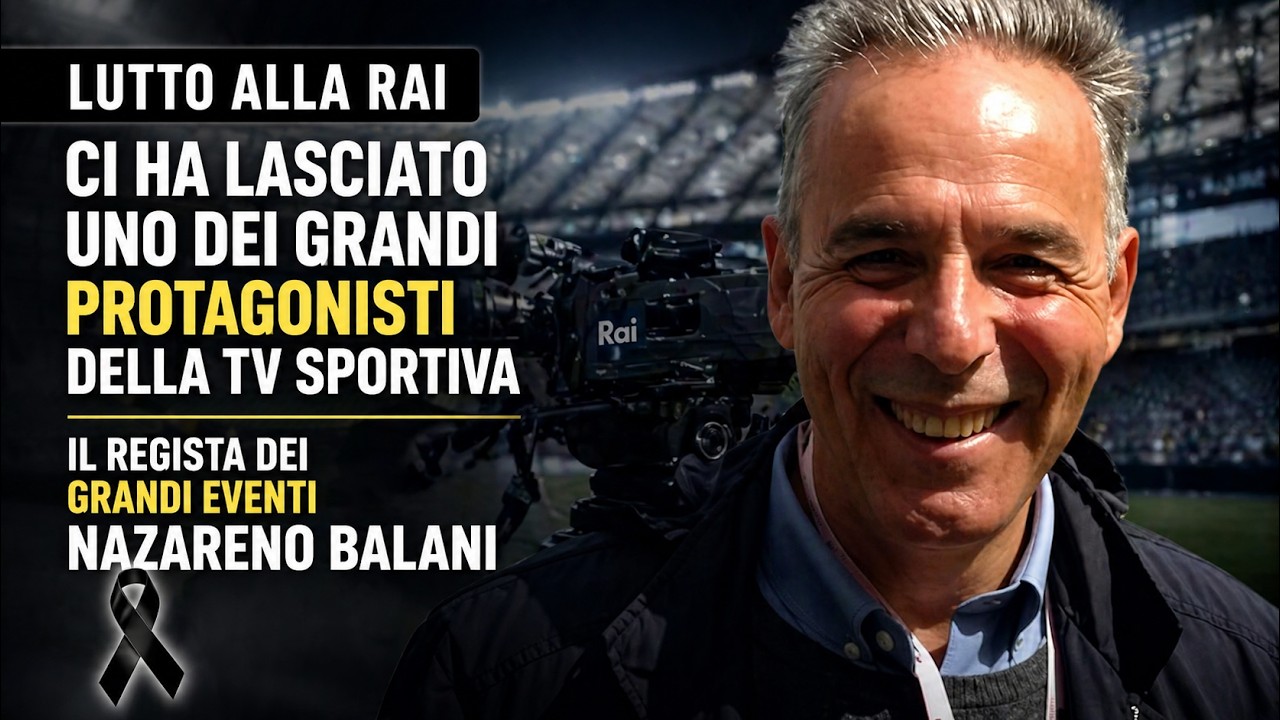 🕯️📺 ADDIO A NAZZARENO BALANI: SI SPEGNE UNA DELLE MENTI CHE HANNO RACCONTATO LO SPORT ITALIANO