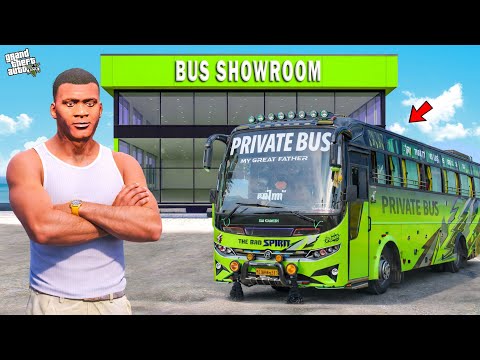 Franklin & Chithapu Build New Bus Showroom in GTA 5
