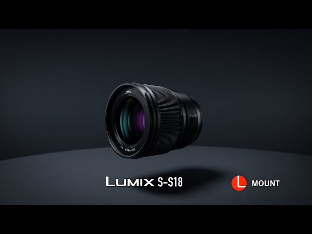Obiettivo Panasonic Lumix S S-S18 18 mm f/1.8 Autofocus Attacco L Paraluce Nero video