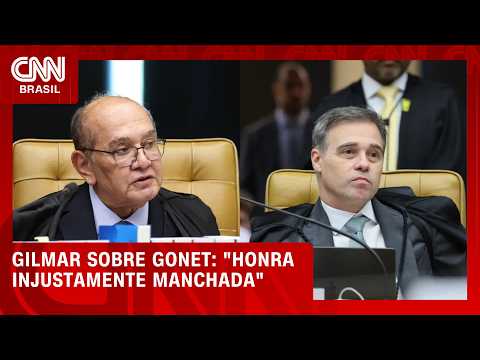 Gilmar diz que Gonet teve “honra injustamente manchada” em quebra de sigilo | LIVE CNN