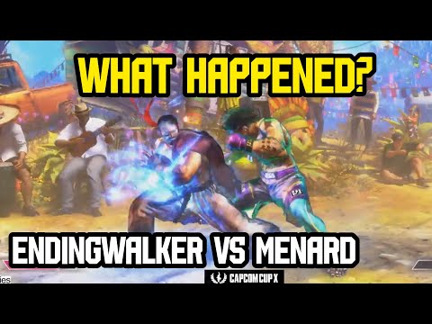 What happened at the end of EndingWalker vs MenaRD match