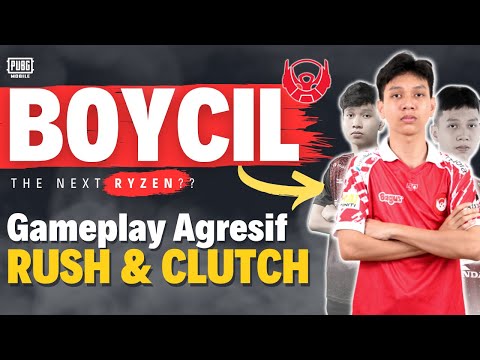 BTR BOYCIL - Agresif Rush & Clutch Moment | Penerus RYZEN? | PUBG Mobile Indonesia #btr