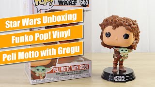 Funko Pop! Vinyl Peli Motto with Grogu (665) - Star Wars Unboxing