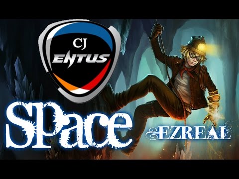 CJE Space EZREAL vs Jinx ADC - League of Lengends Ranked Game Korea