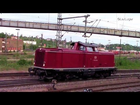 VEB V100 2299 (ex. 212 299-2) bei der Durchfahrt in Saarbrücken