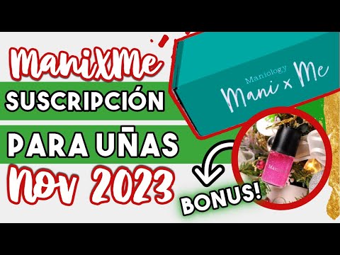 ¡ABRIENDO MIS PEDIDOS DE NAVIDAD! + SUSCRIPCIÓN MANIXME 🎄 NOV 2023
