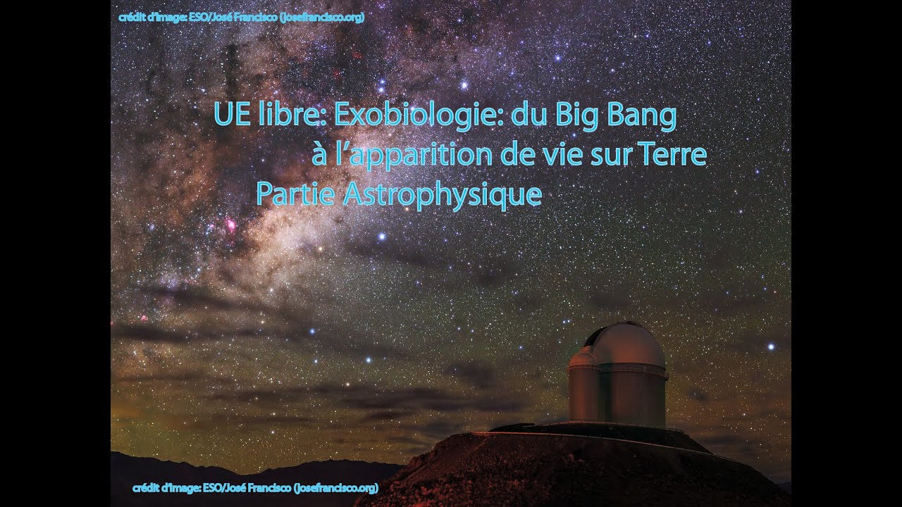 CM 1 partie une de l'UE exobiologie du Big Bang à l'apparition de la vie sur Terre | UFOLand.org CM 1 partie une de l'UE exobiologie du Big Bang à l'apparition de la vie sur Terre