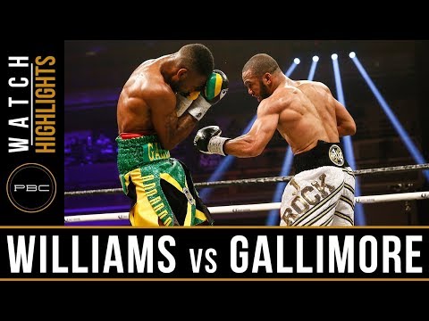 Williams vs Gallimore Highlights: April 7, 2018 - PBC on Showtime