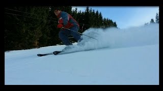 preview picture of video 'PRO skill - lyžování . SKI středisko Ramzová !UŽASNÉ ZÁBĚRY!'