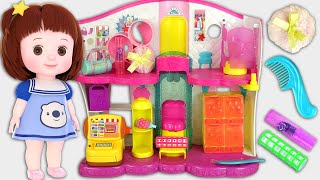 Baby Doli taking photo and department store