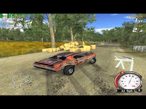 FlatOut Walkthrough Part 35 - Gold: HayVille FarmDash