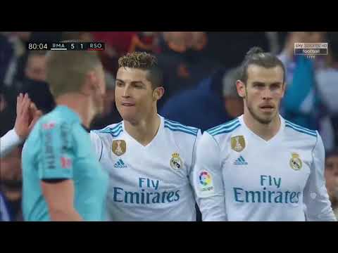 Gareth Bale vs Real Sociedad Home  (10/02/2018) HD English Commentary