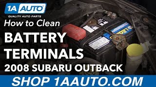 How To Clean Battery Terminals 04-09 Subaru Outback