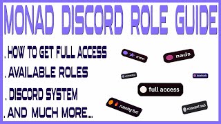 Unlocking Monad Discord: Full Access, Roles & How It All Works #monad #monadtestnet