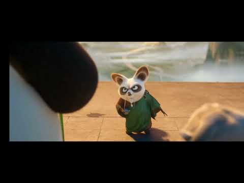 Po chooses zhen as a new dragon warrior scene | 4 k quality | Kung fu panda 4 ((2024))